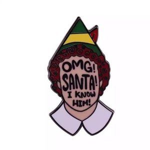 ELF pin flair enamel movie Santa holiday Christmas elves